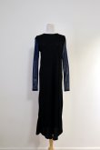 画像1: NON TOKYO BI COLOR SHEER ONE-PIECE BLACK x NAVY (1)
