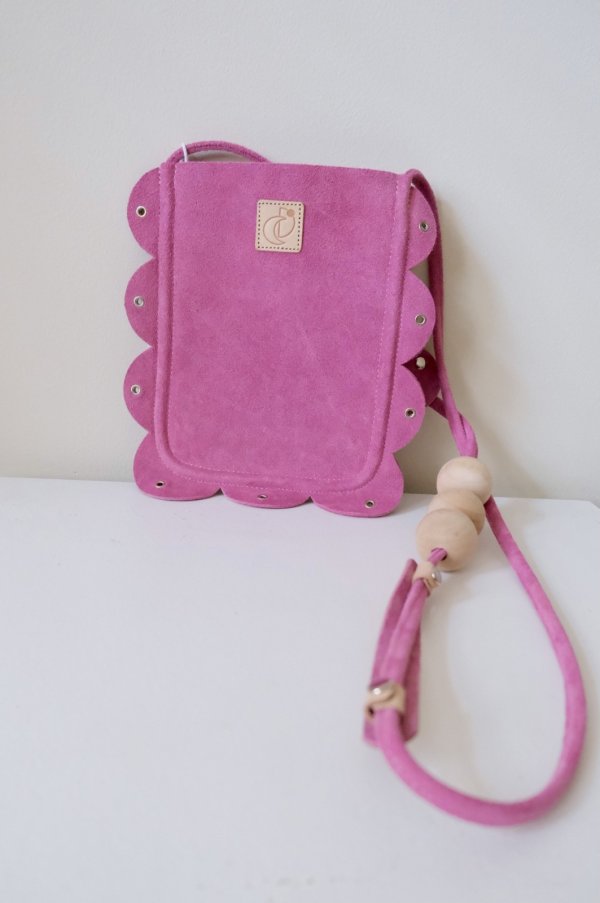 画像1: DECO depuis 1985　SCALLOPED PHONE CASE　pink (1)