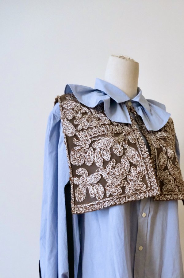 画像8: Yuumi ARIA COLLER FRILL SHIRTS sax (8)