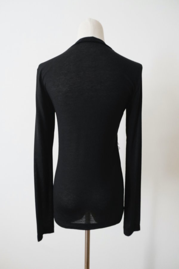 画像3: RIV NOBUHIKO (リブ ノブヒコ）LEE JERSEY TOP black (3)