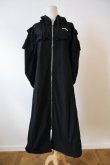画像1: naokitomizuka (ナオキトミヅカ) WILD THINGS Nylon dress black (1)