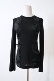 画像1: RIV NOBUHIKO (リブ ノブヒコ）LEE JERSEY TOP black (1)