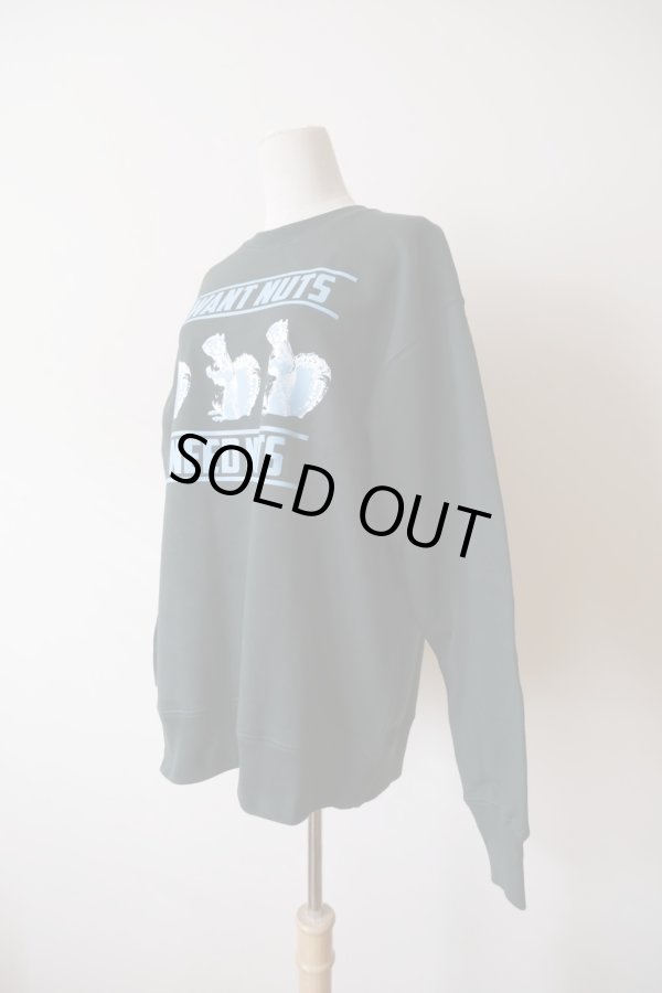 画像2: NON TOKYO PRINT SQUIRREL PULLOVER SWEAT green (2)