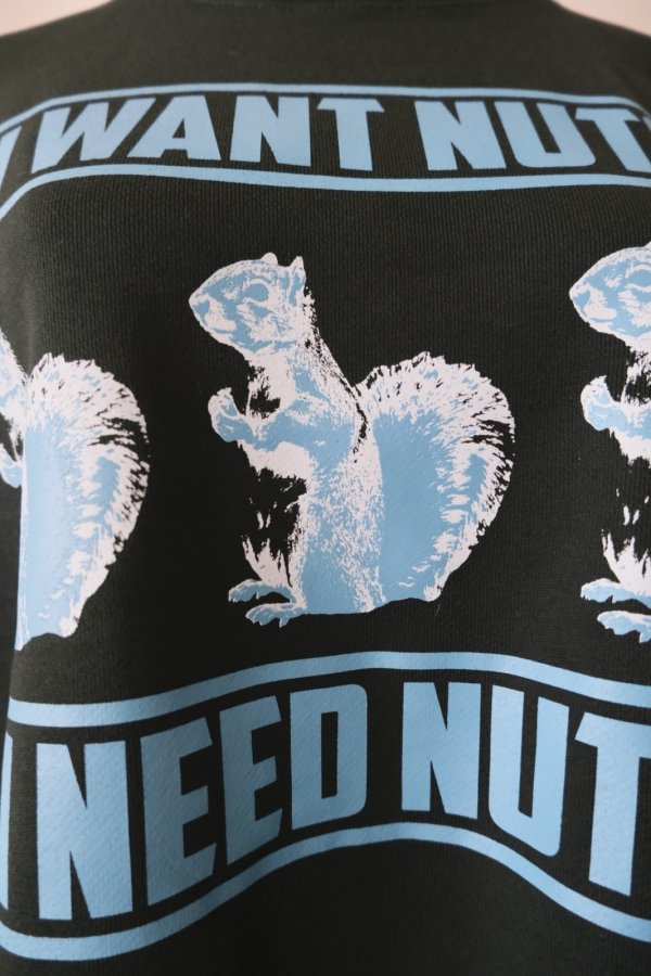 画像3: NON TOKYO PRINT SQUIRREL PULLOVER SWEAT green (3)