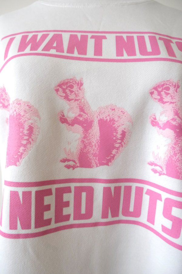 画像3: NON TOKYO PRINT SQUIRREL PULLOVER SWEAT white (3)