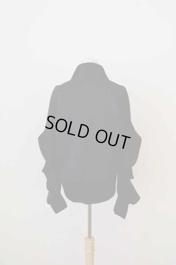 画像3: naokitomizuka × Reebok half Zip deformed sweatshirt black (3)