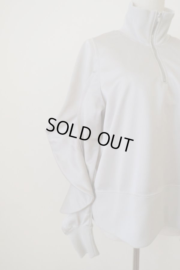 画像4: naokitomizuka × Reebok half Zip deformed sweatshirt beige (4)