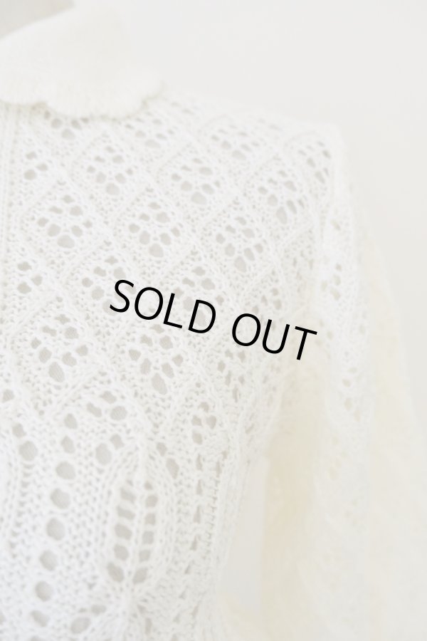 画像5: naokitomizuka (ナオキトミヅカ) openwork knittinng pullover  ivory (5)