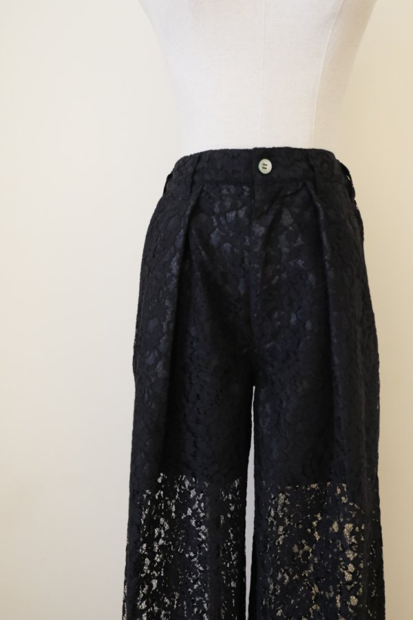 画像4: naokitomizuka (ナオキトミヅカ) lace pants black 36size (4)