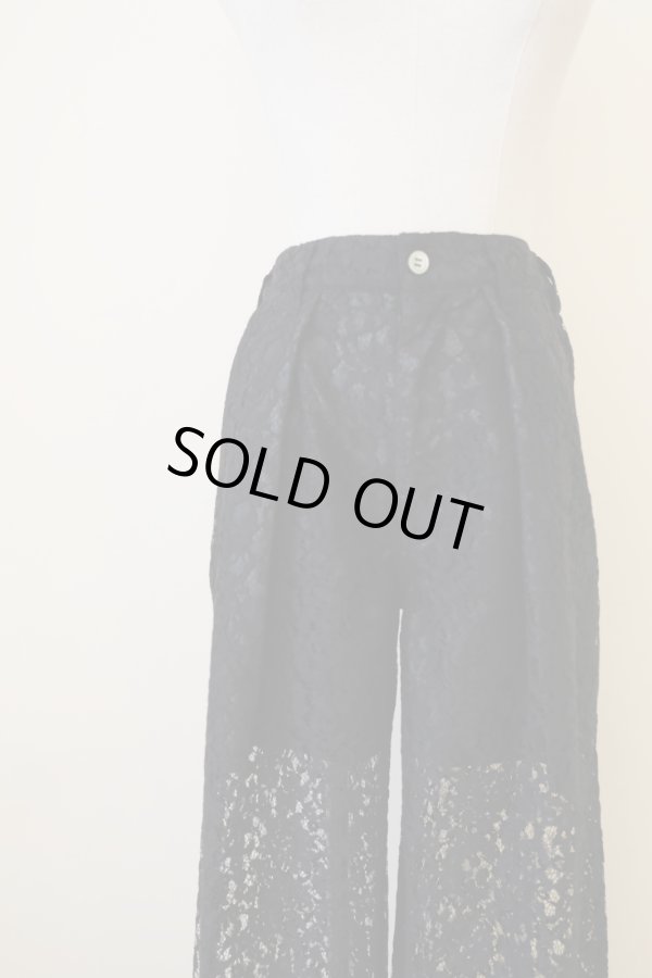 画像4: naokitomizuka (ナオキトミヅカ) lace pants black 36size (4)