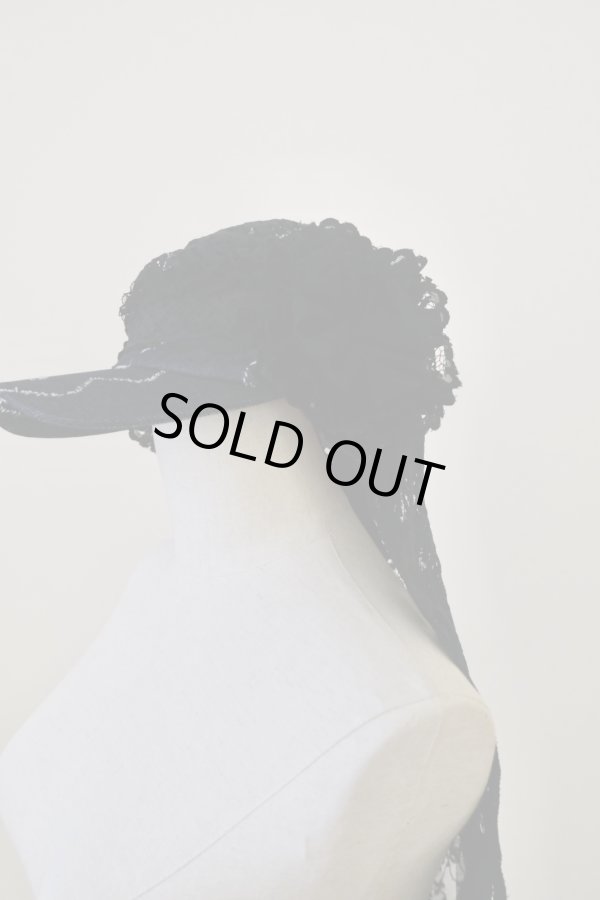 画像6: naokitomizuka (ナオキトミヅカ) lace mix hat black (6)