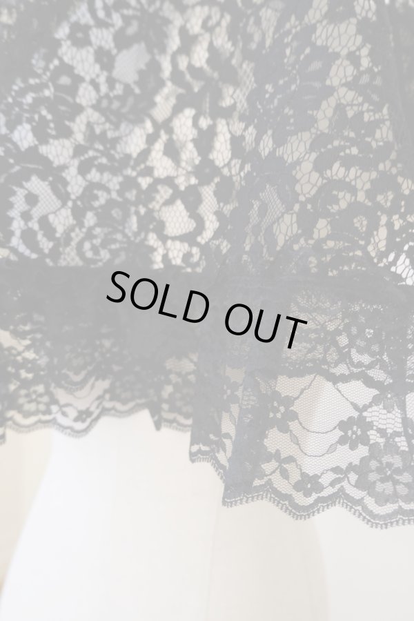 画像4: naokitomizuka (ナオキトミヅカ) lace mix hat black (4)