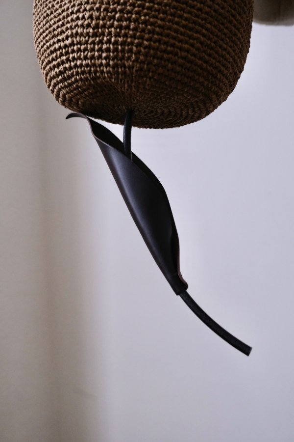 画像3: uca crocheted tulip Bag medium amber (3)