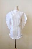 画像1: DECO depuis 1985 RIB LACE TOPS WHITE (1)