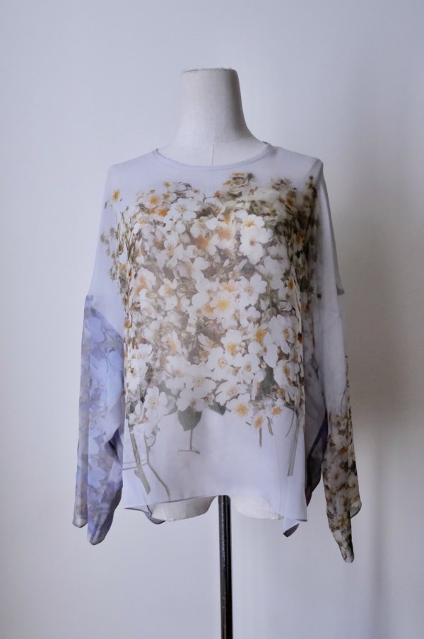 画像1: ANNTIAN（アンティアン） CHIFFON SILKSWEATER  (1)