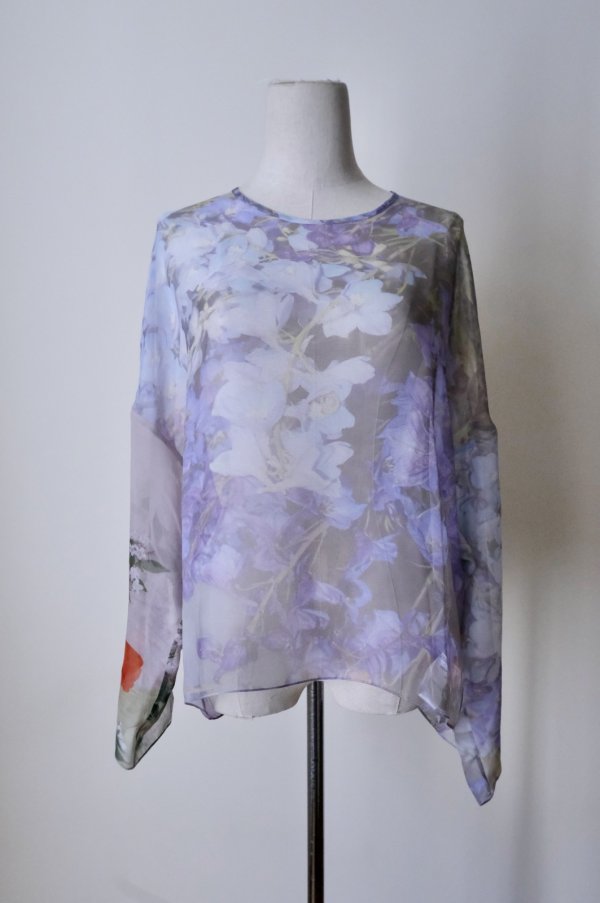 画像1: ANNTIAN（アンティアン） CHIFFON SILKSWEATER  (1)