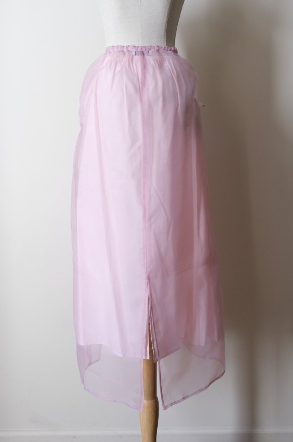 画像3: RIV NOBUHIKO (リブ ノブヒコ）MEU SHEER SKIRT pink (3)