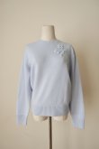 画像1: RIV NOBUHIKO (リブ ノブヒコ）OSPRINGE KNIT JUMPER light blue (1)