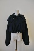画像2: YuumiAria（ユウミアリア）SHORT WIND BLOUSON black (2)