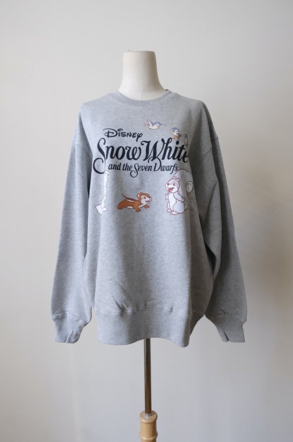 画像2: NON TOKYO 【Disney collection】PRINT PULLOVER SWEAT　white / grey (2)