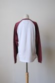 画像5: NON TOKYO 【Disney collection】PRINT RAGLAN T-SHIRT  WHITE x WINE / WHITE x BLACK (5)