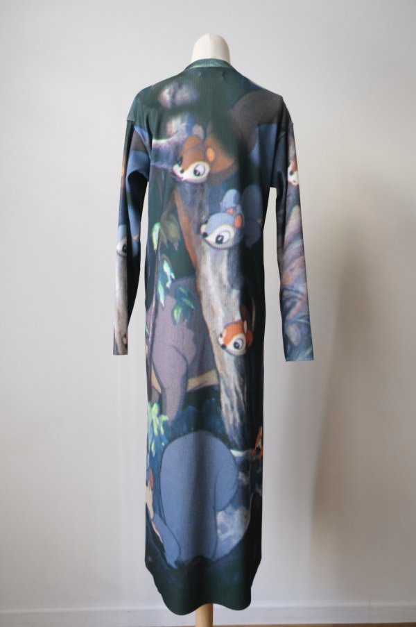 画像3: NON TOKYO 【Disney collection】PRINT RIB L/S ONE-PIECE  (3)