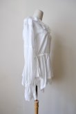 画像2: SIIILON DOMESTIC FRILL BLOUSE white (2)