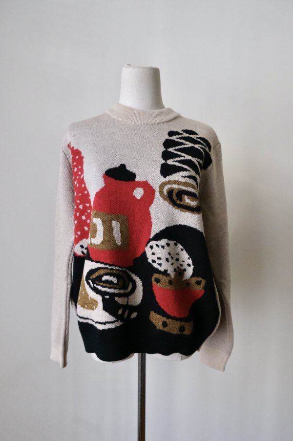 画像1: HENRIK VIBSKOV  Salami Knit Sweat  (1)