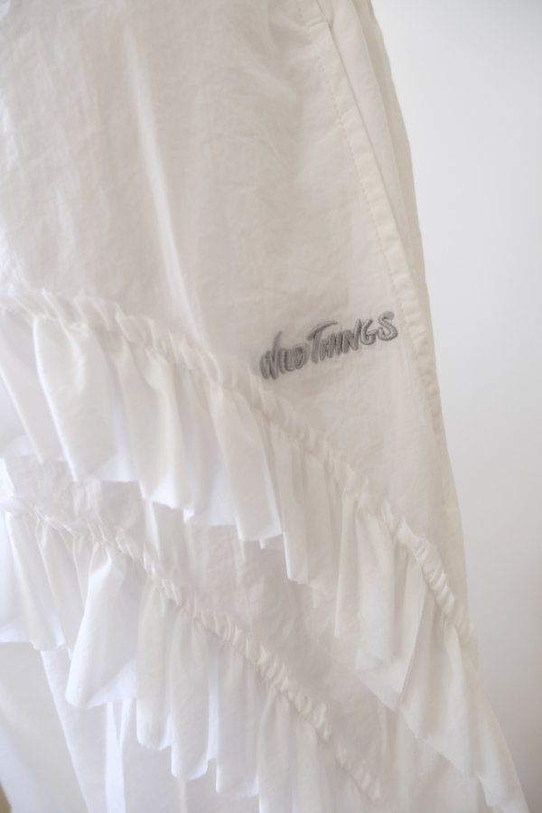 画像5: naokitomizuka WILD THINGS frilled pants white (5)