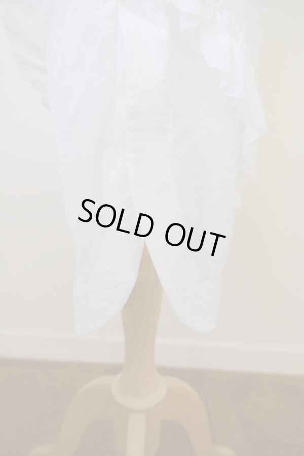 画像6: naokitomizuka WILD THINGS frilled pants white (6)