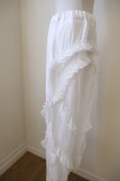 画像7: naokitomizuka WILD THINGS frilled pants white (7)