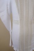 画像6: DECO depuis 1985 RIB LACE TOPS WHITE (6)