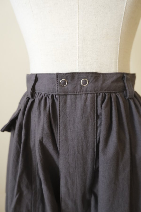 画像5: DECO depuis 1985  COTTON LINEN DYED HORSE CLOTH LACE PANTS sumikuro (5)