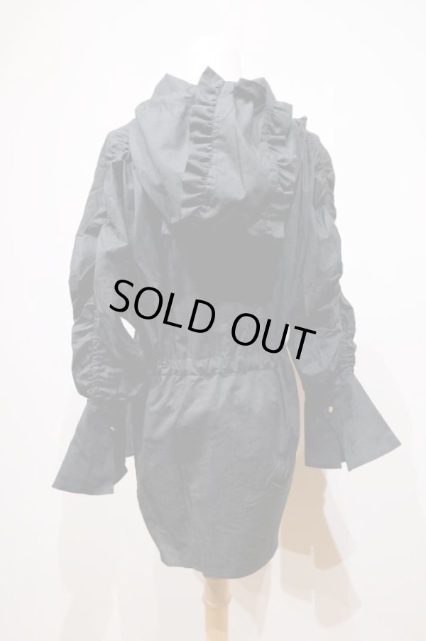 画像2: DECO depuis 1985 ARMY PARKA SHIRTS black (2)