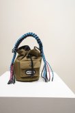 画像1: NON TOKYO MULTI CODE POUCH BAG brown (1)