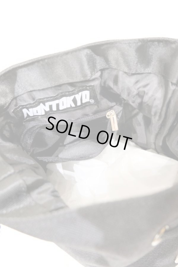 画像3: NON TOKYO MULTI CODE POUCH BAG  Black (3)