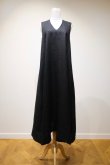 画像1: LOESS SARAH DRESS black (1)