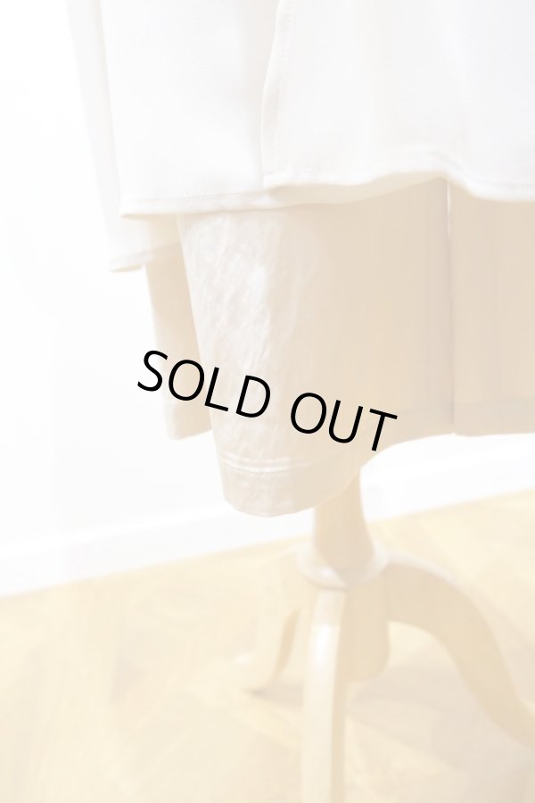 画像3: LOKITHO CHIFFON LAYERD PANTS BEIGE (3)