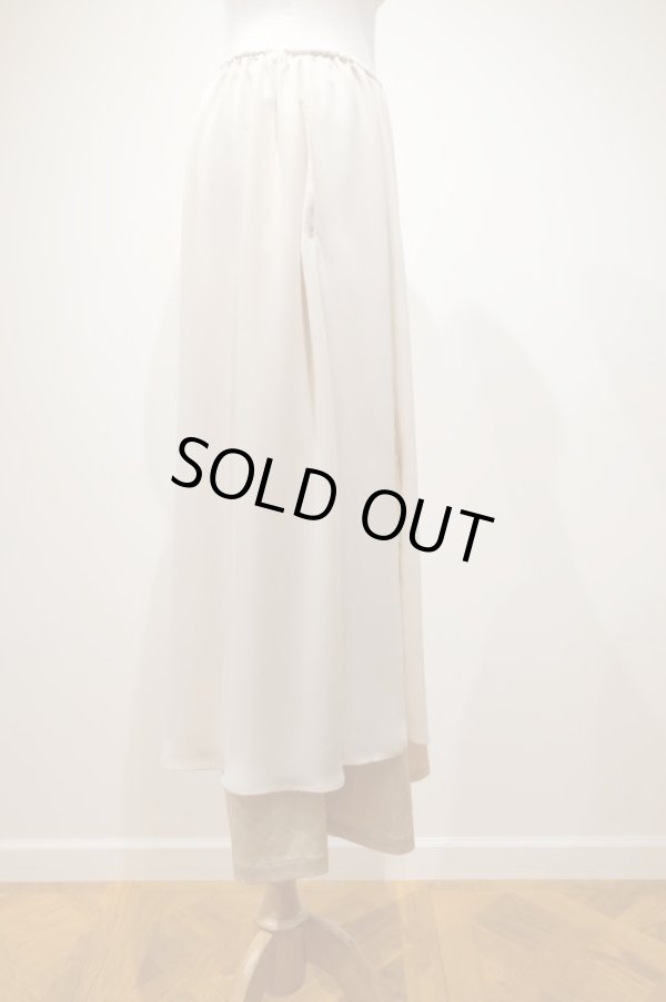 画像4: LOKITHO CHIFFON LAYERD PANTS BEIGE (4)