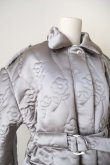画像4: DECO FLOWER QUILT JACKET GRAY  (4)