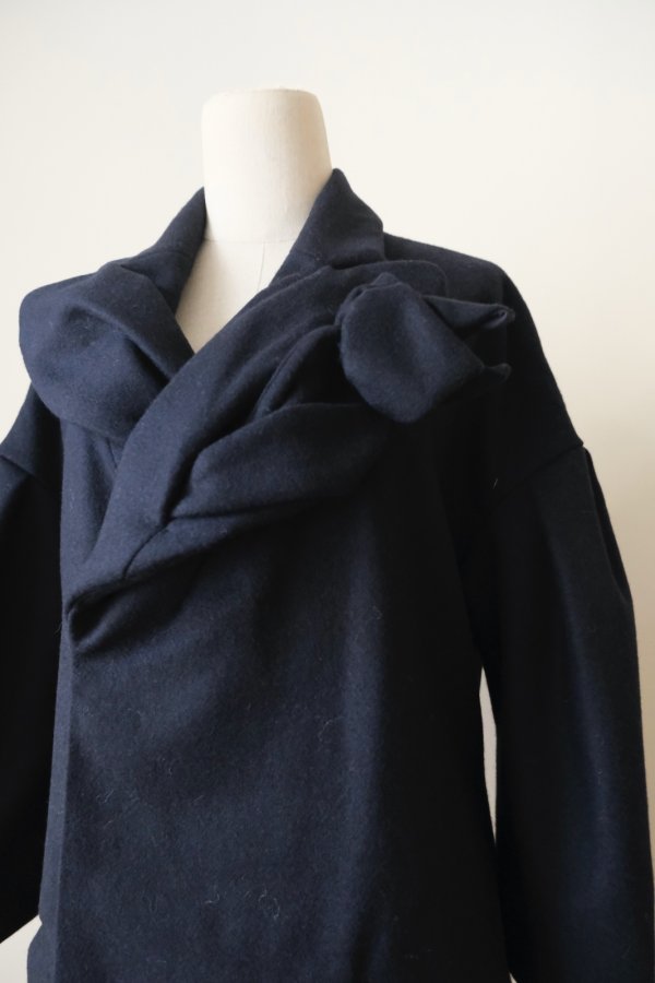画像3: DECO BOTANICAL MOTIF COLLAR COAT (3)