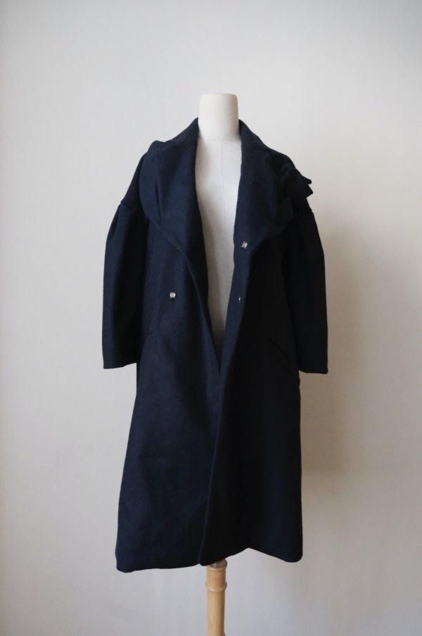 画像2: DECO BOTANICAL MOTIF COLLAR COAT (2)