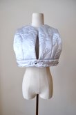 画像6: DECO FLOWER QUILT VEST PALE BLUE  (6)