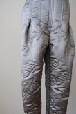 画像5: DECO FLOWER QUILT VEST PANT GRAY (5)