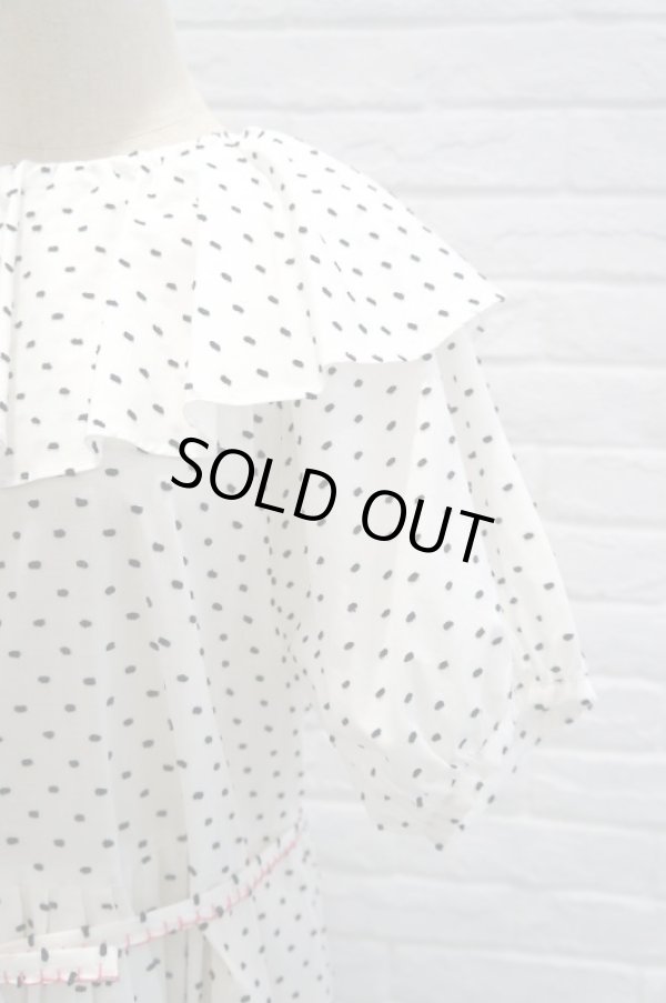 画像5: cikolata (チコラータ) オーガニックコットンローンワンピース white (5)