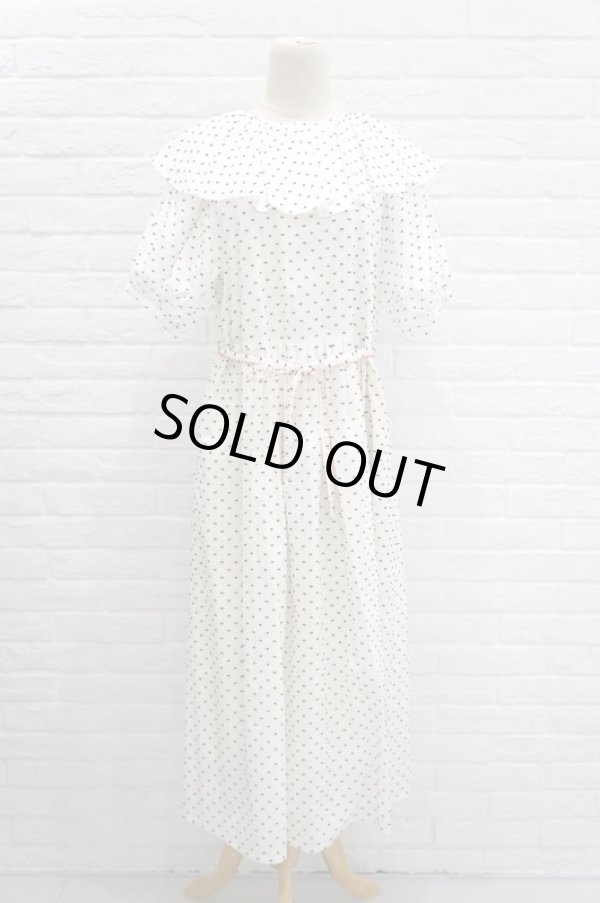 画像3: cikolata (チコラータ) オーガニックコットンローンワンピース white (3)