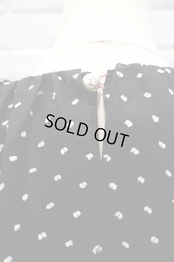 画像7: cikolata (チコラータ) オーガニックコットンローンワンピース black (7)