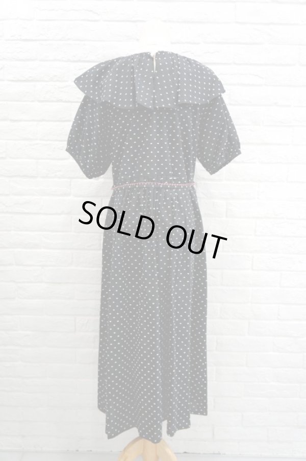 画像4: cikolata (チコラータ) オーガニックコットンローンワンピース black (4)