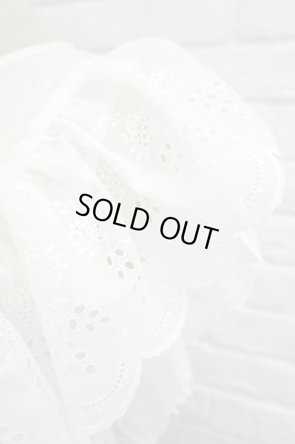 画像5: SOWA  (ソーワ) Soap lace top white (5)