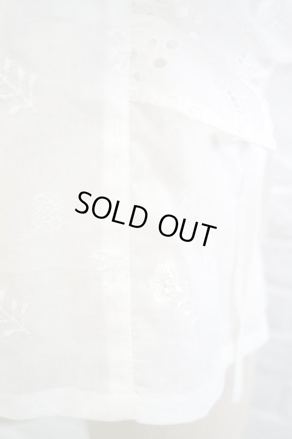 画像6: SOWA  (ソーワ) Soap lace top white (6)